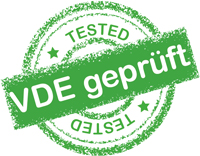 VDE-geprüft Stempel
